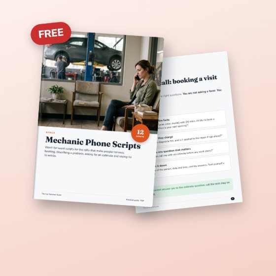 Bonus 2: Mechanic Phone Scripts